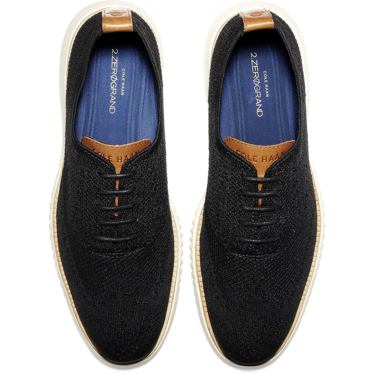 2.Zerogrand Mens Knit Comfort Oxfords