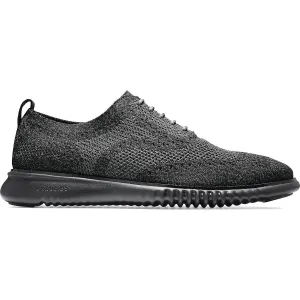 2.ZEROGRAND Stitchlite Mens Knit Lace-Up Oxfords