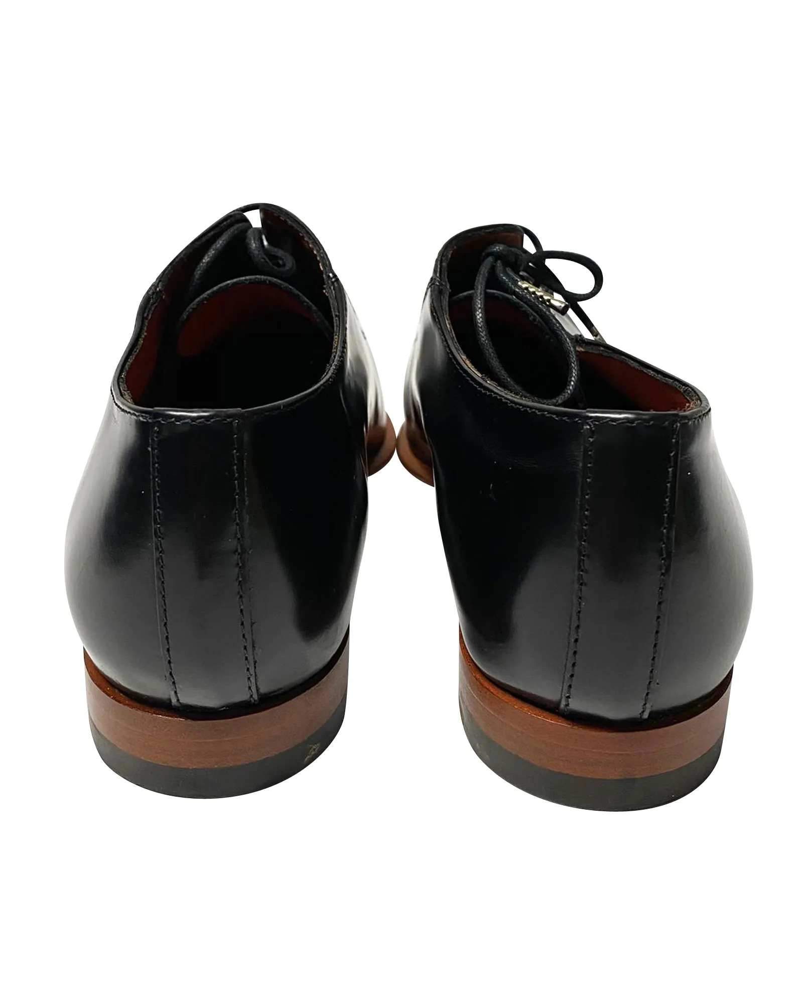 Acne Studios Martha Oxfords in Black Leather