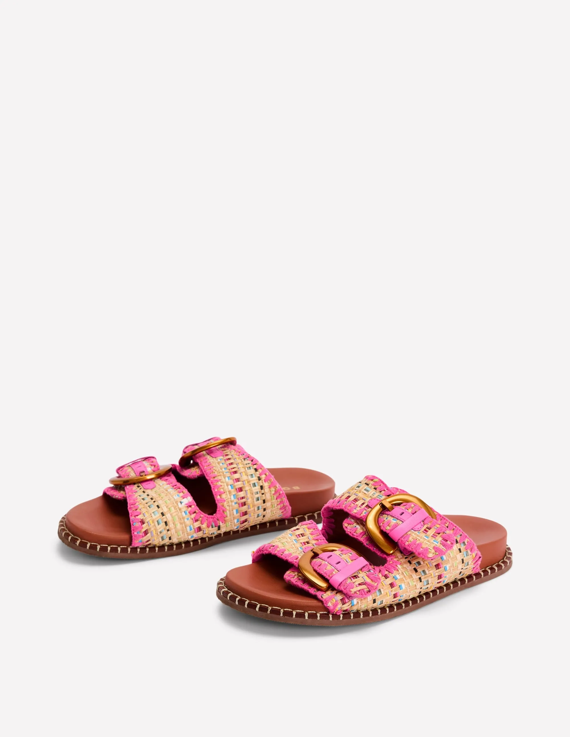 Alberta Footbed Sandal-Natural/Multi