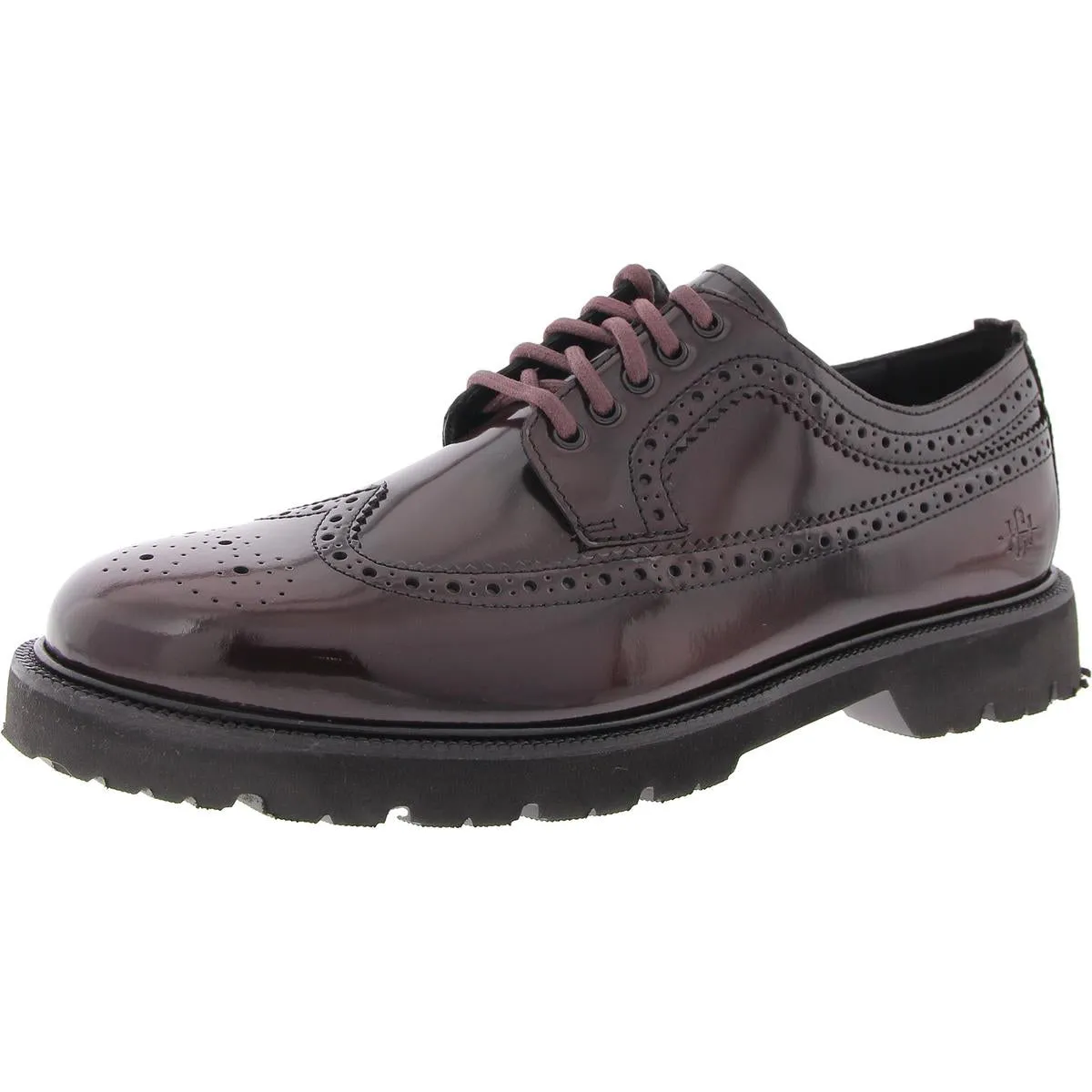 American Classics Mens Lace-Up Patent Oxfords