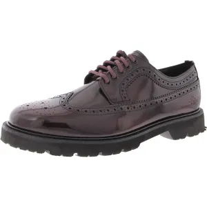 American Classics Mens Lace-Up Patent Oxfords