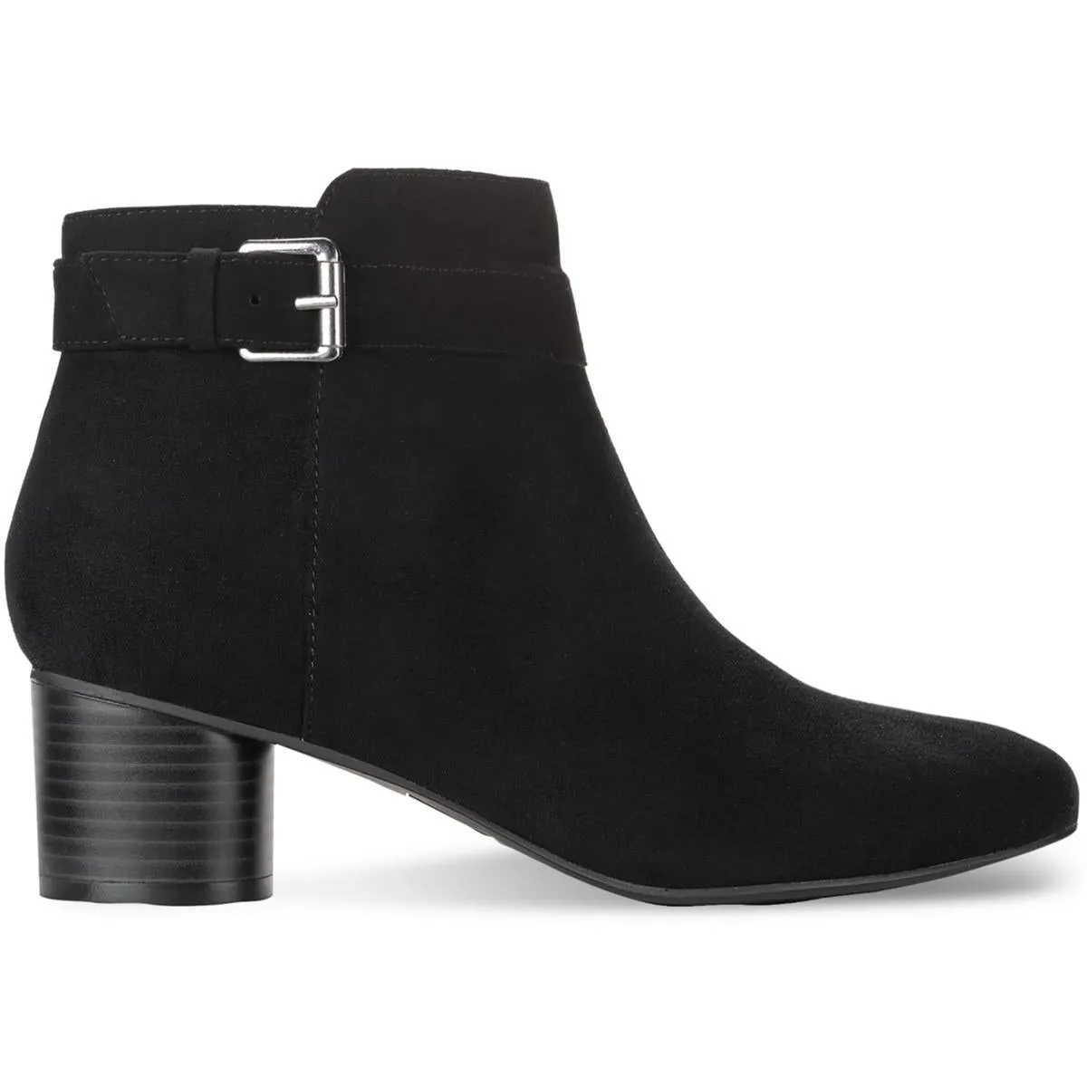 Ariel Womens Faux Suede Zipper Booties