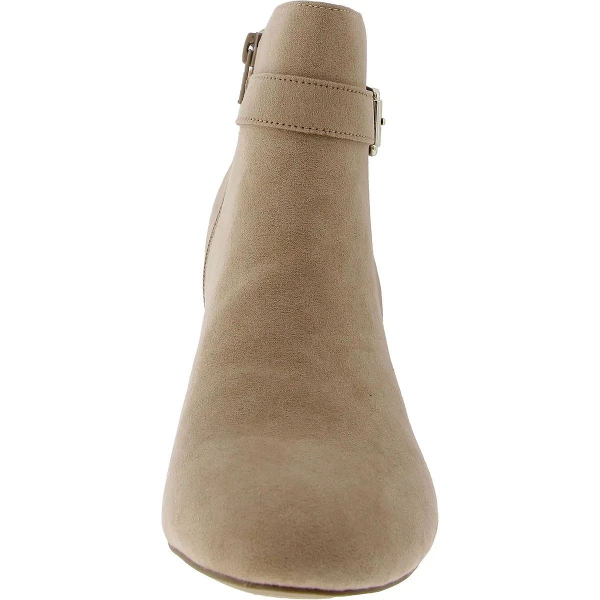 Ariel Womens Faux Suede Zipper Booties