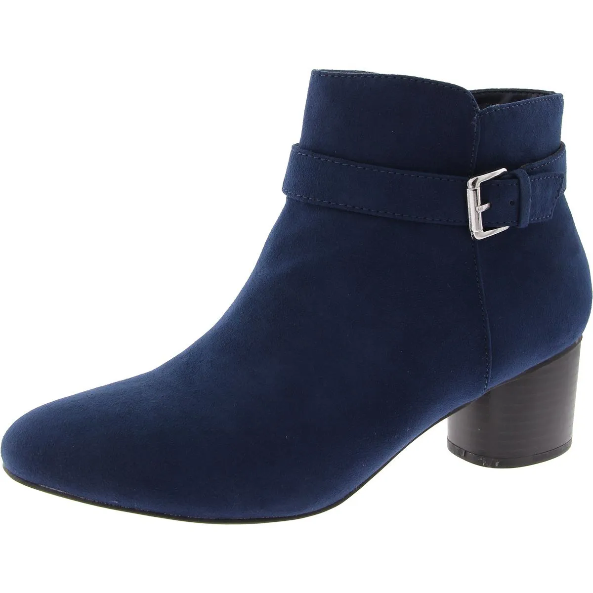 Ariel Womens Faux Suede Zipper Booties