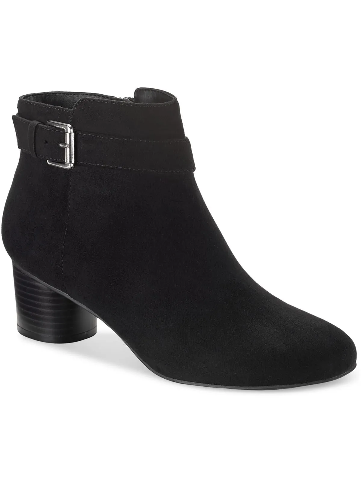 Ariel Womens Faux Suede Zipper Booties