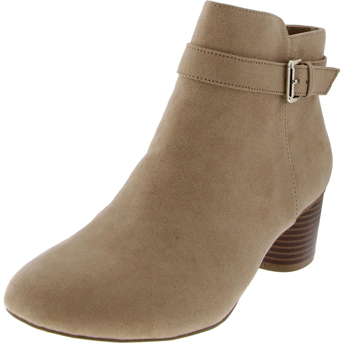 Ariel Womens Faux Suede Zipper Booties