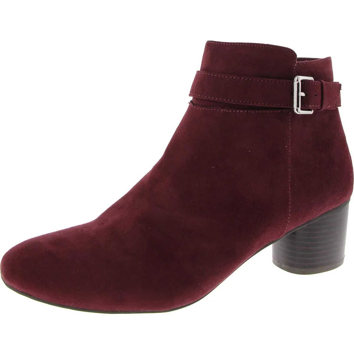 Ariel Womens Faux Suede Zipper Booties