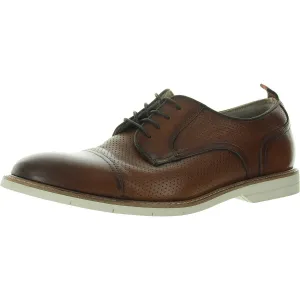 Arrnold Mens Leather Toe-Cap Oxfords