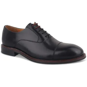 Ashtonn Mens Lace-Up Leather Derby Shoes