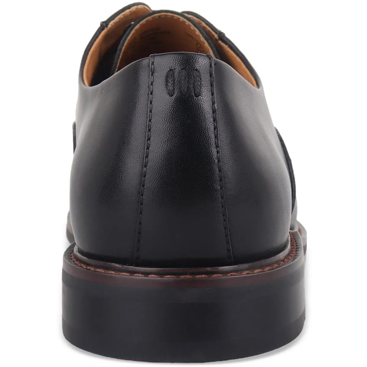 Ashtonn Mens Lace-Up Leather Derby Shoes