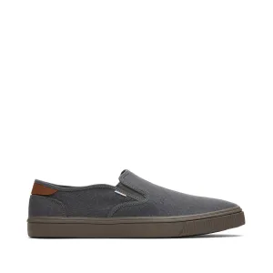 Baja Graphite Heritage Canvas Slip On Sneaker