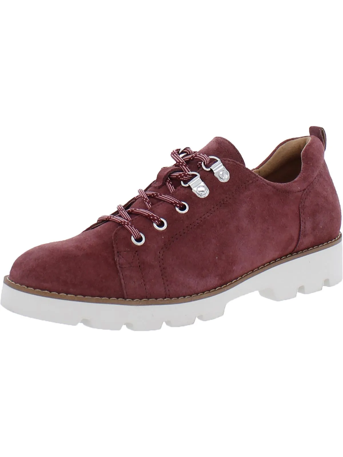 Ballari Womens Suede Lace-Up Oxfords