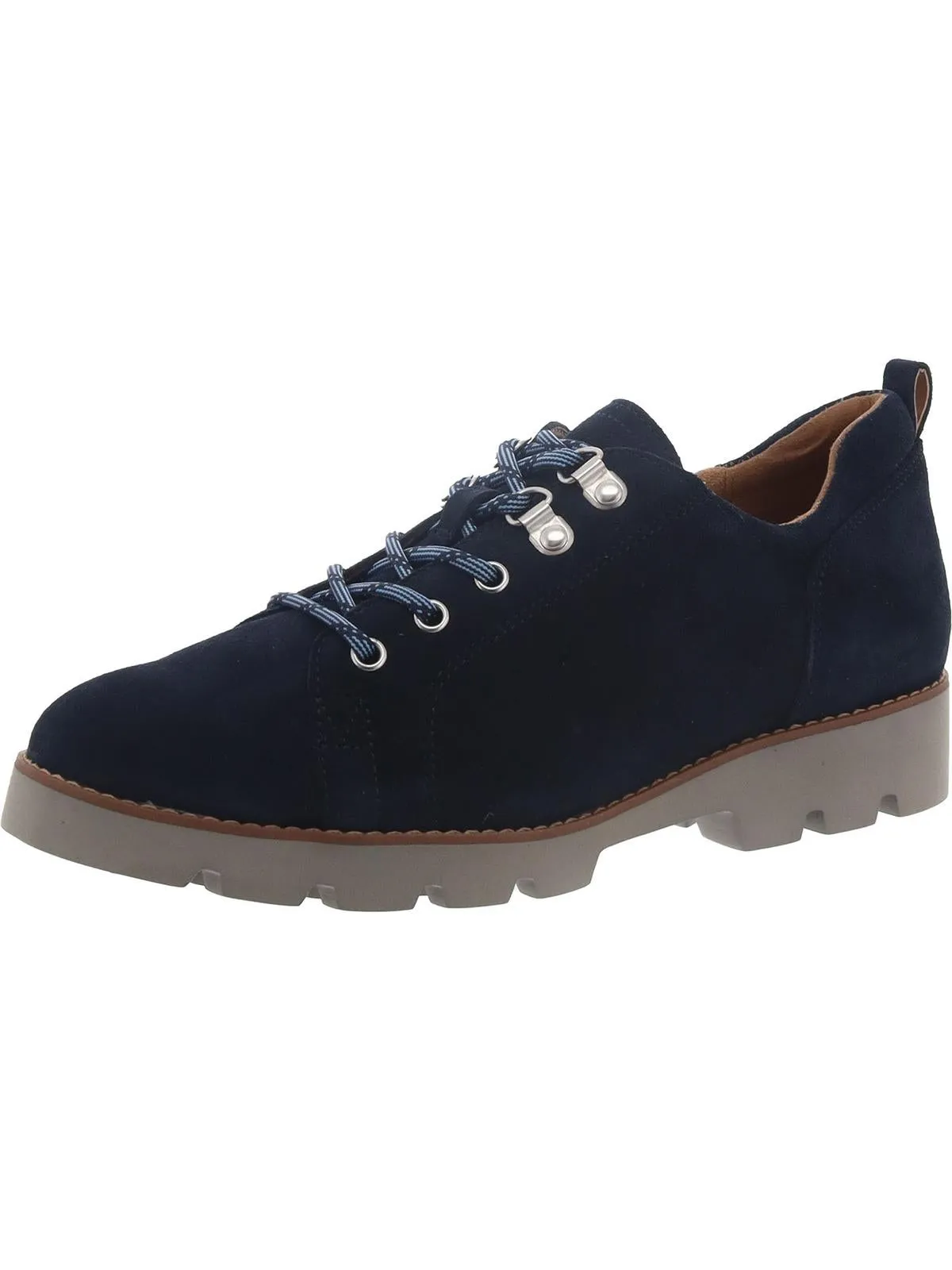 Ballari Womens Suede Lace-Up Oxfords