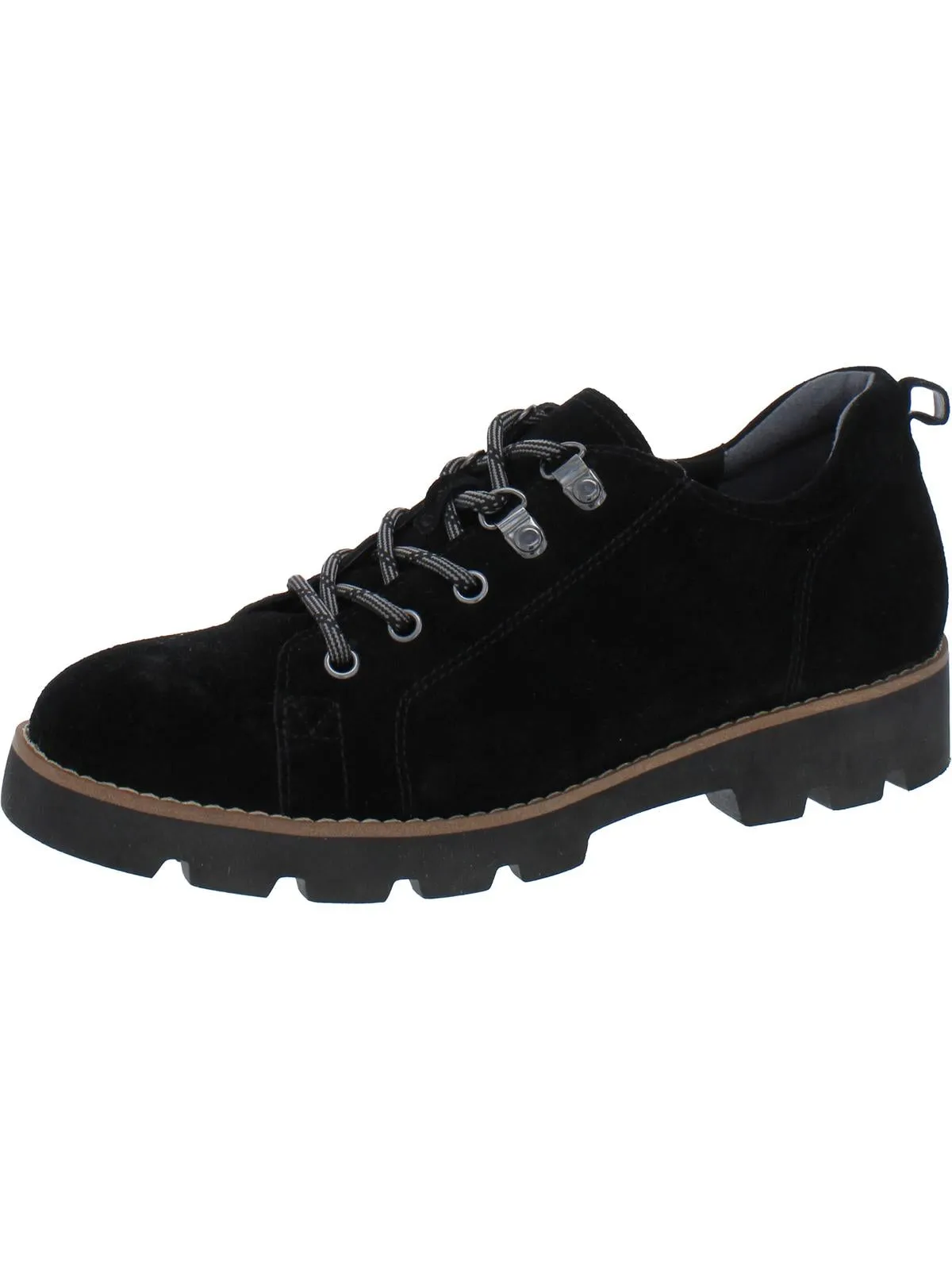 Ballari Womens Suede Lace-Up Oxfords
