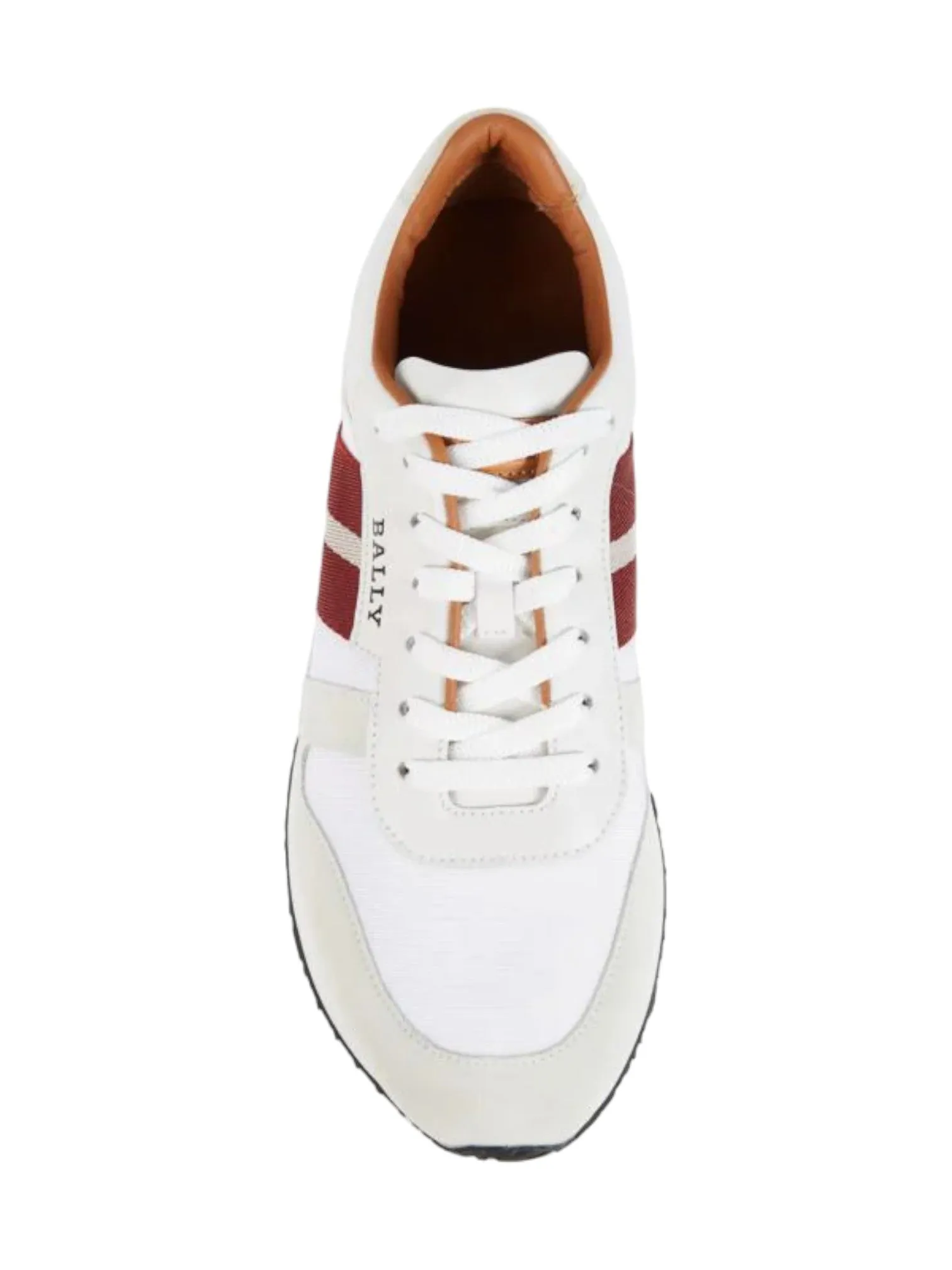 Bally Sprinter Men's 6238402 White Leather Suede Sneakers