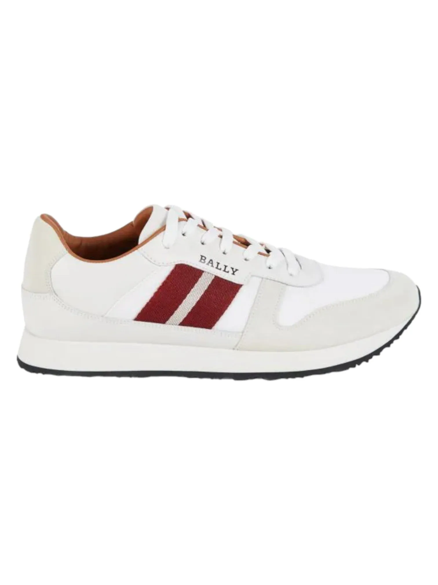 Bally Sprinter Men's 6238402 White Leather Suede Sneakers