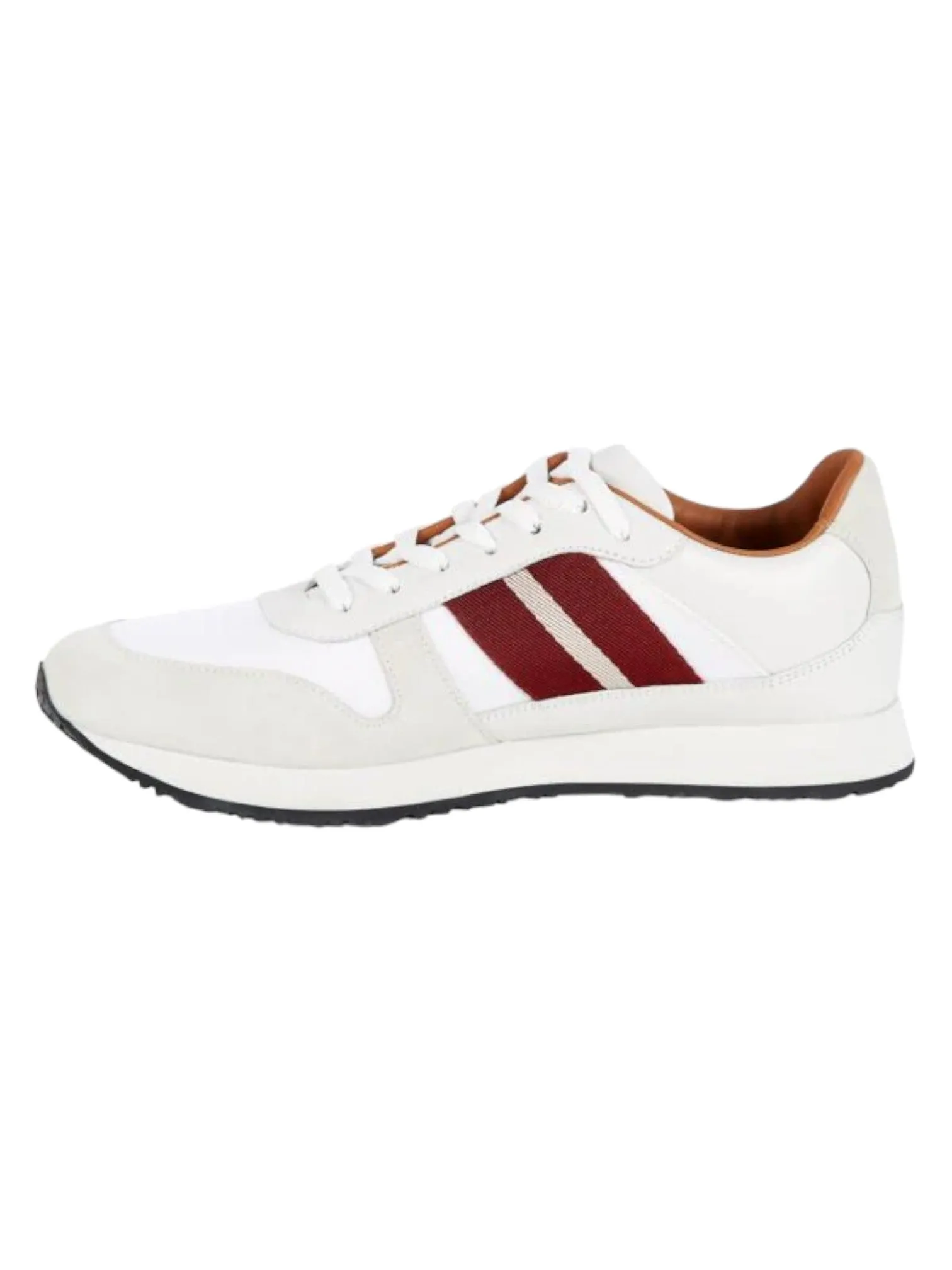 Bally Sprinter Men's 6238402 White Leather Suede Sneakers