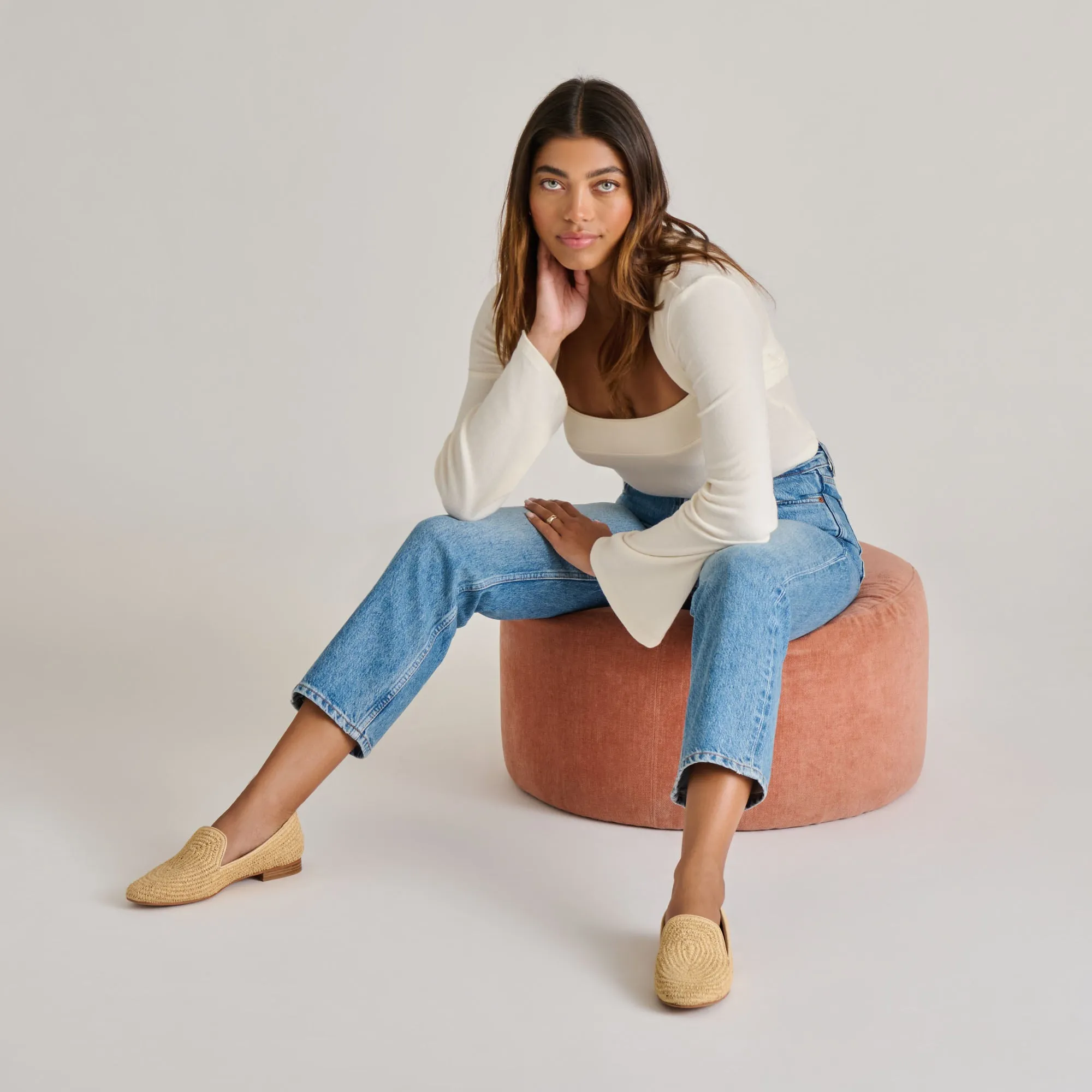 BAYLEN FLATS NATURAL WOVEN RAFFIA