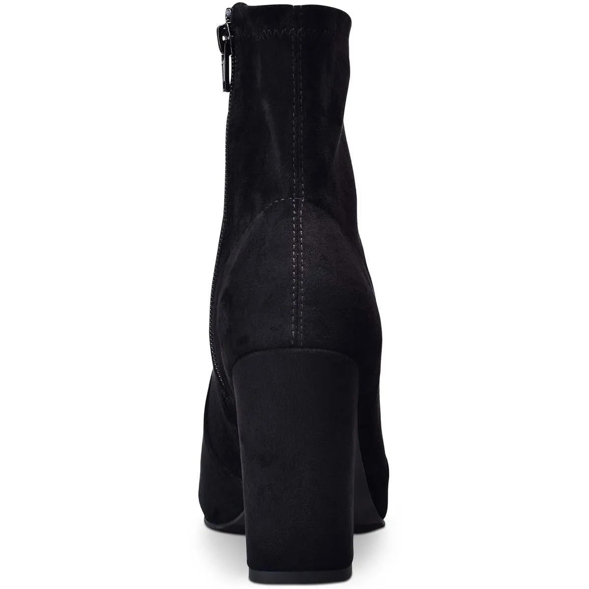 Becci Womens Faux Suede Pointed Toe Mid-Calf Boots