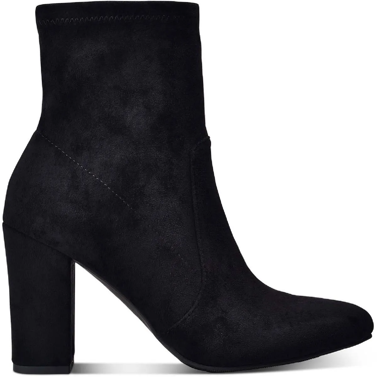 Becci Womens Faux Suede Pointed Toe Mid-Calf Boots