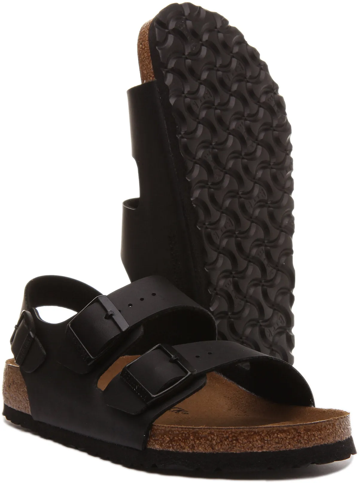 Birkenstock Milano In Black | Regular Fit Shoes Birkenstock
