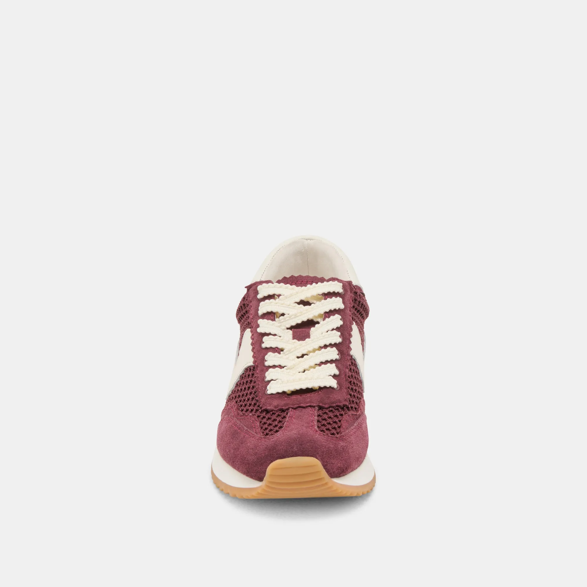B.NTCD MESH SNEAKERS CRANBERRY WOVEN MESH