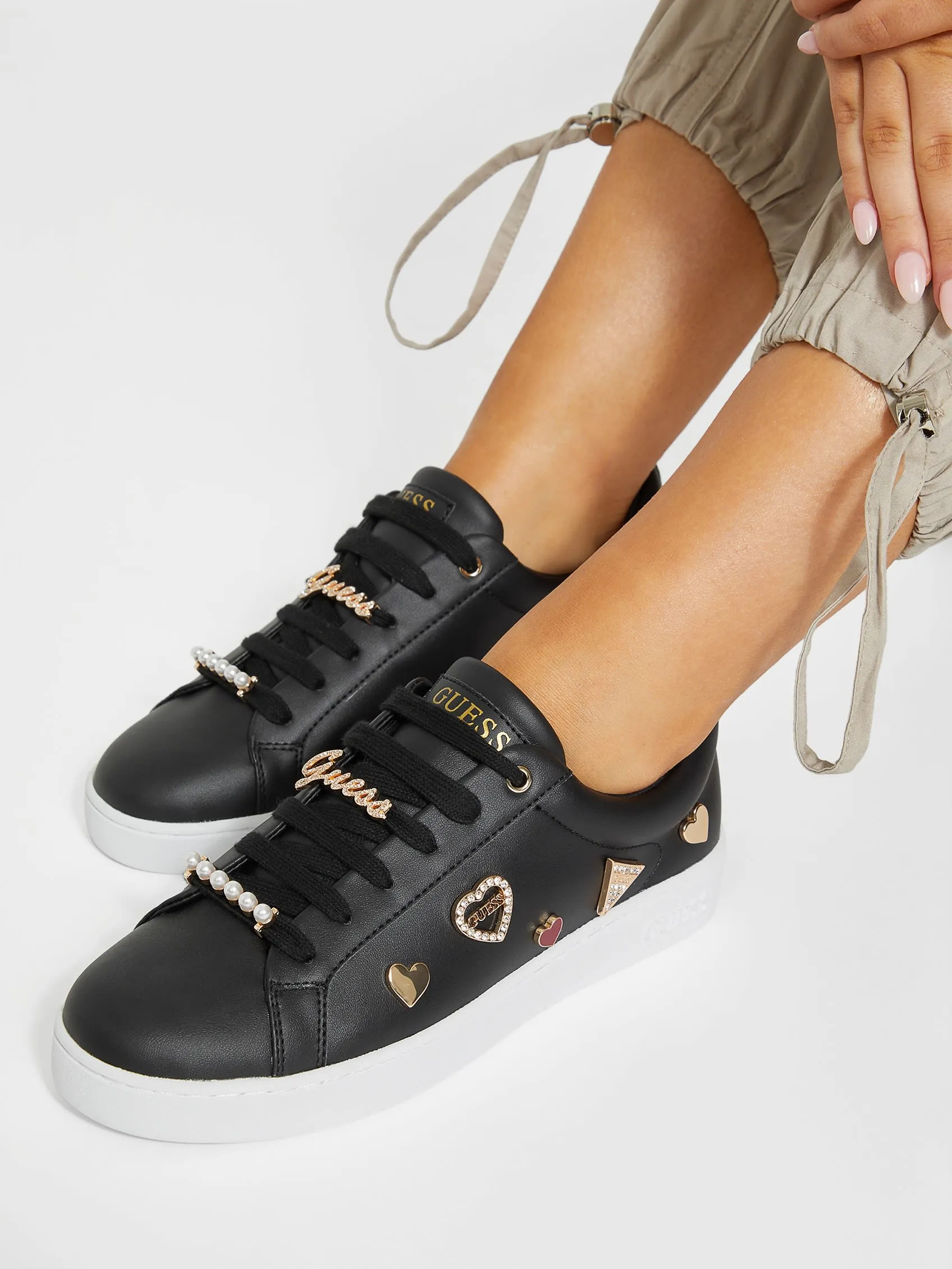 Breaks Low-Top Embellished Sneakers Hey Dude Shoes