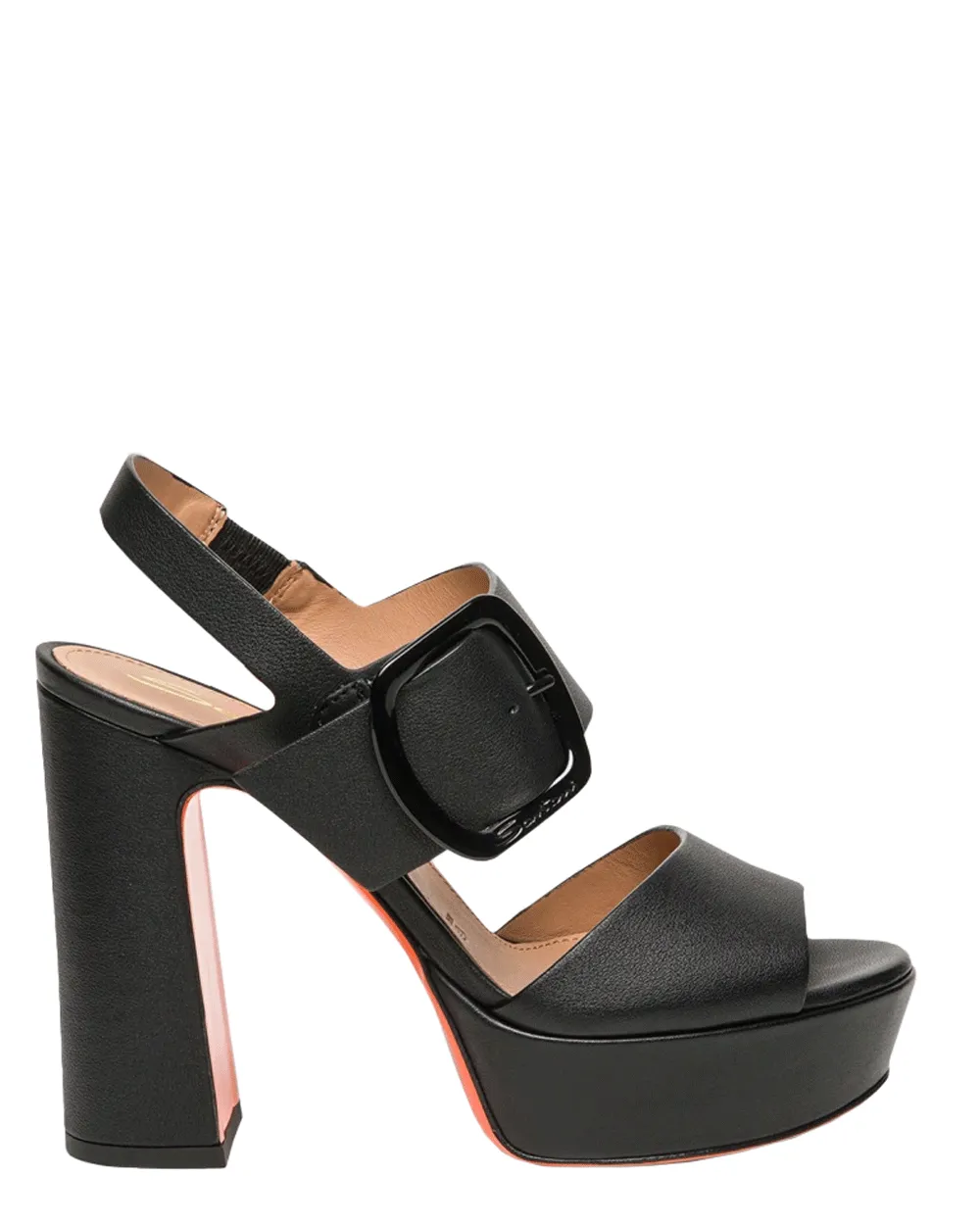 Bruxel Platform Sandal in Black