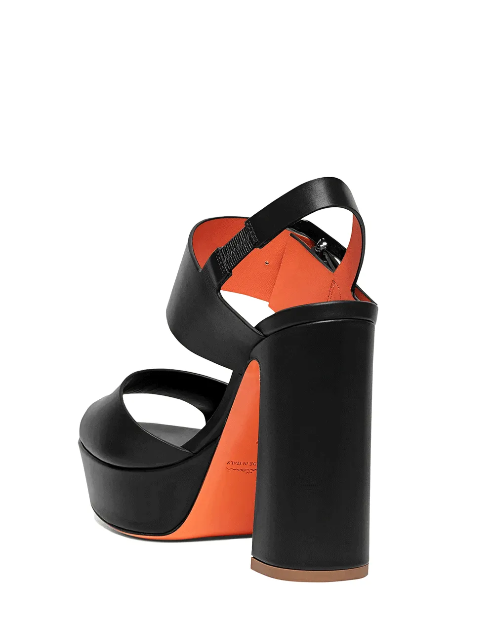 Bruxel Platform Sandal in Black