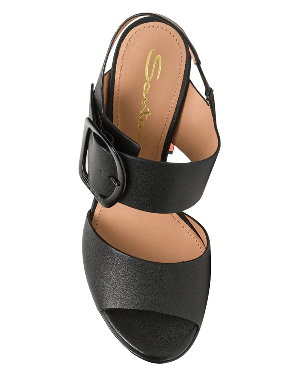 Bruxel Platform Sandal in Black