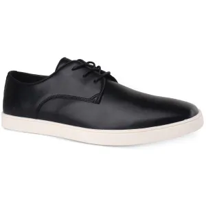 CAIDWELLP Mens Lace-Up Faux Leather Derby Shoes
