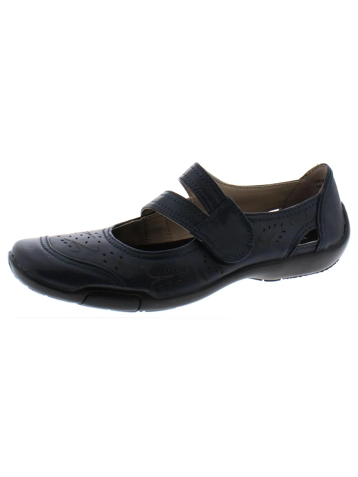 Chelsea Womens Leather Laser Cut Mary Janes