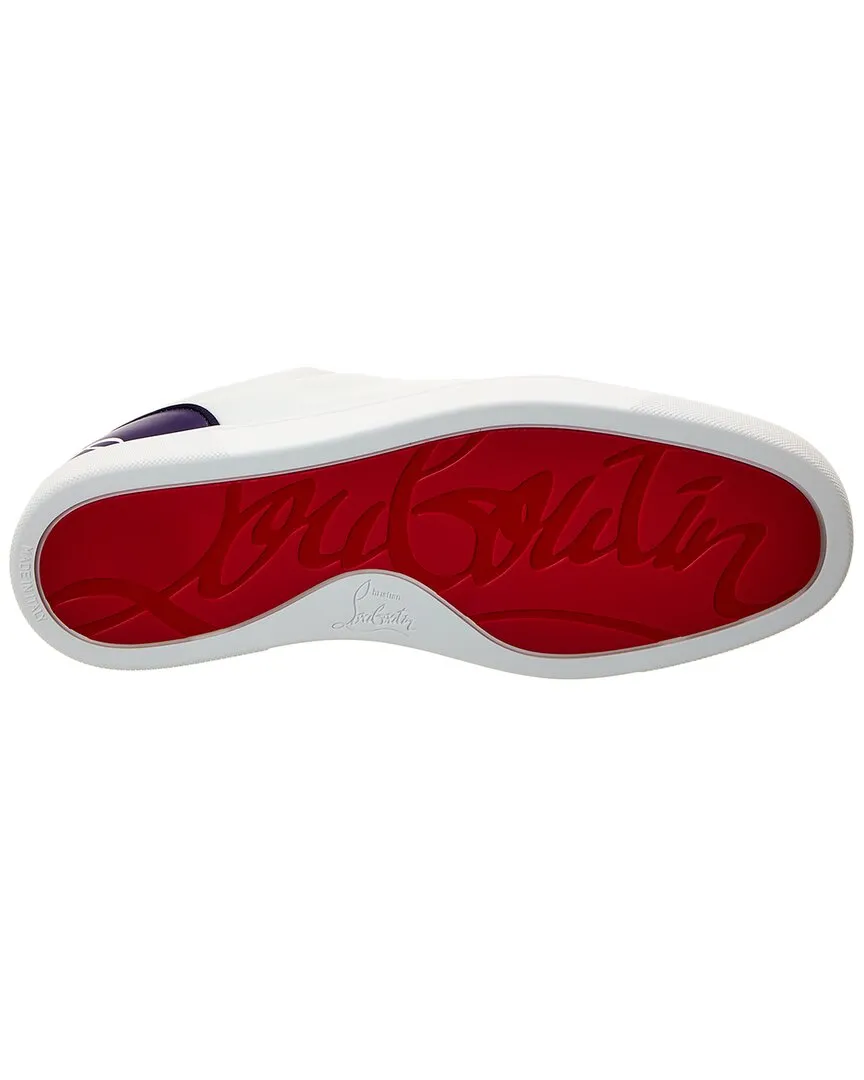Christian Louboutin Fun Louis Junior Leather Sneaker