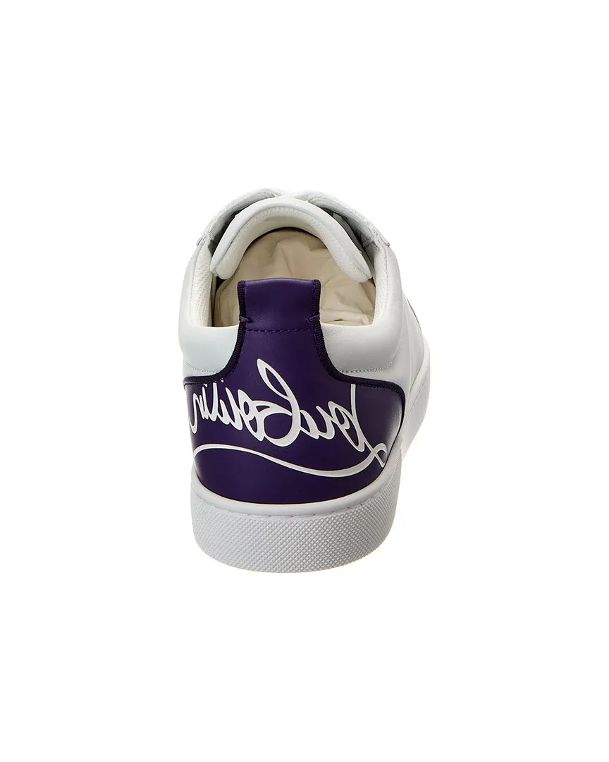 Christian Louboutin Fun Louis Junior Leather Sneaker
