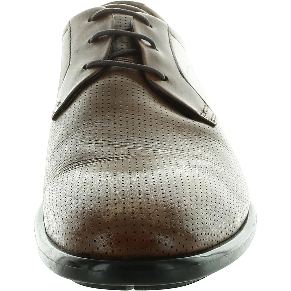 Citytray Mens Perforated Leather Oxfords