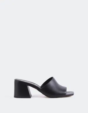 Clarabelle Black Leather