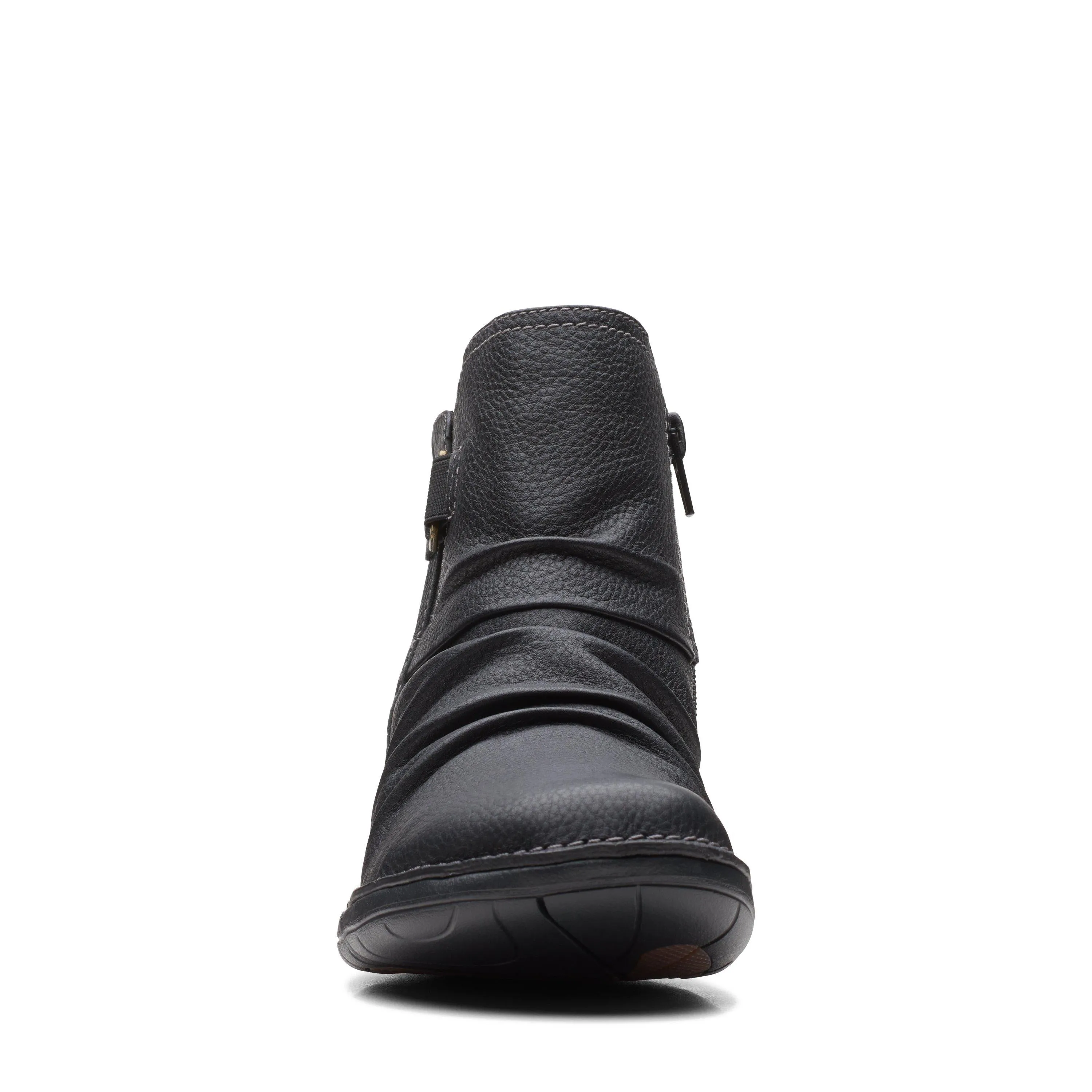 Clarks Un Loop Top in Black Leather