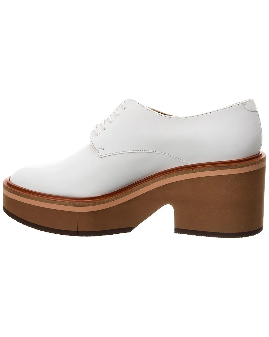 Clergerie Agathe Leather Platform Oxford