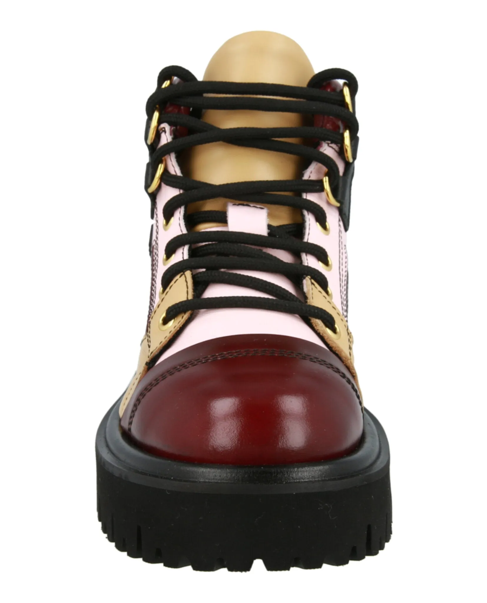 Colorblock Ankle Boots