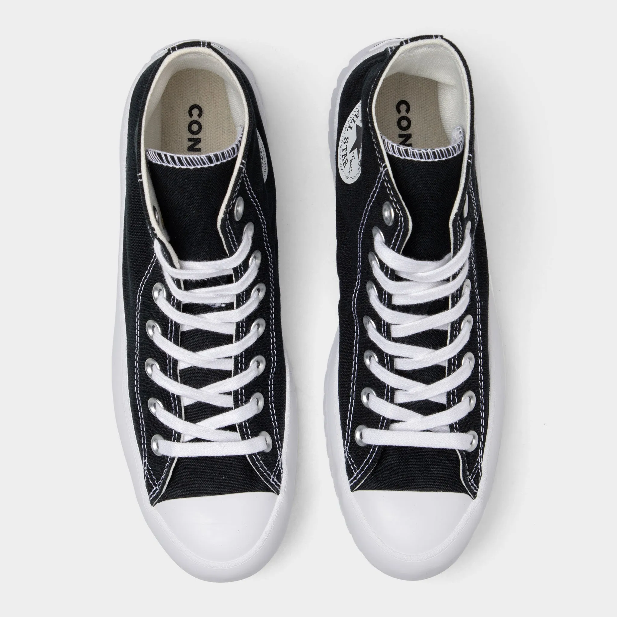 Converse Chuck Taylor All Star Lugged 2.0 Black / Egret - White Converse Shoes