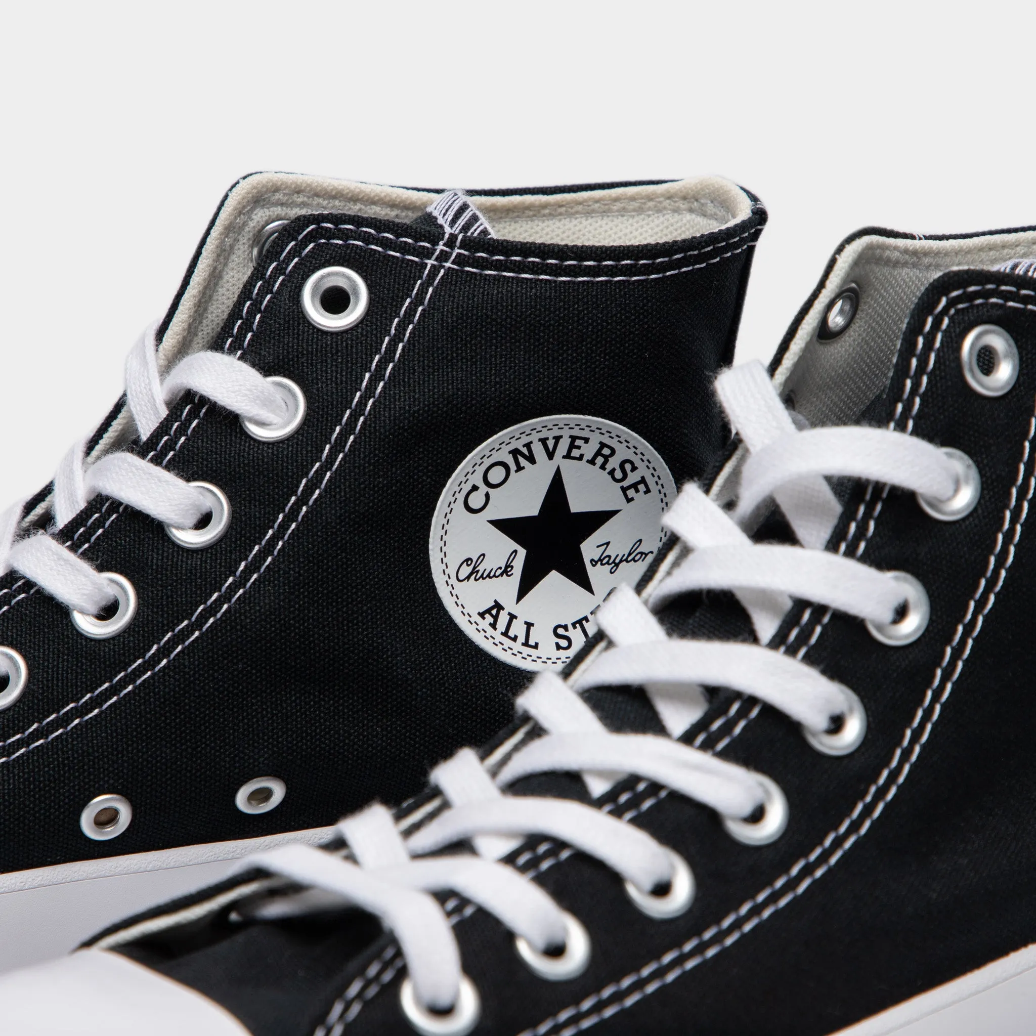 Converse Chuck Taylor All Star Lugged 2.0 Black / Egret - White Converse Shoes
