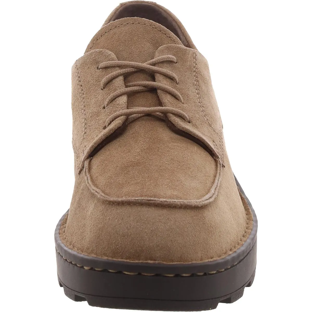 Corby Womens Lace-Up Faux Suede Oxfords