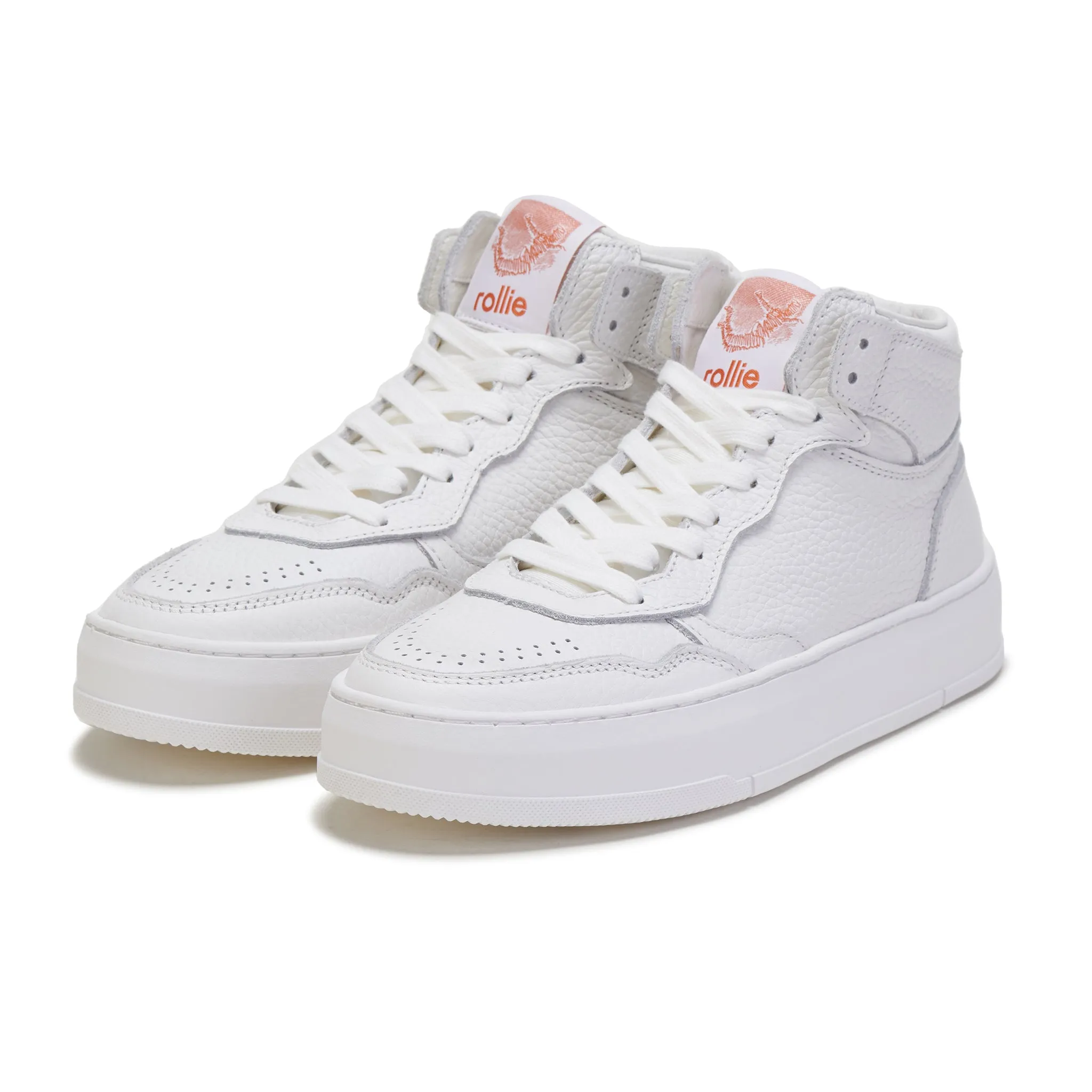 CourtPro Hi White Tumble