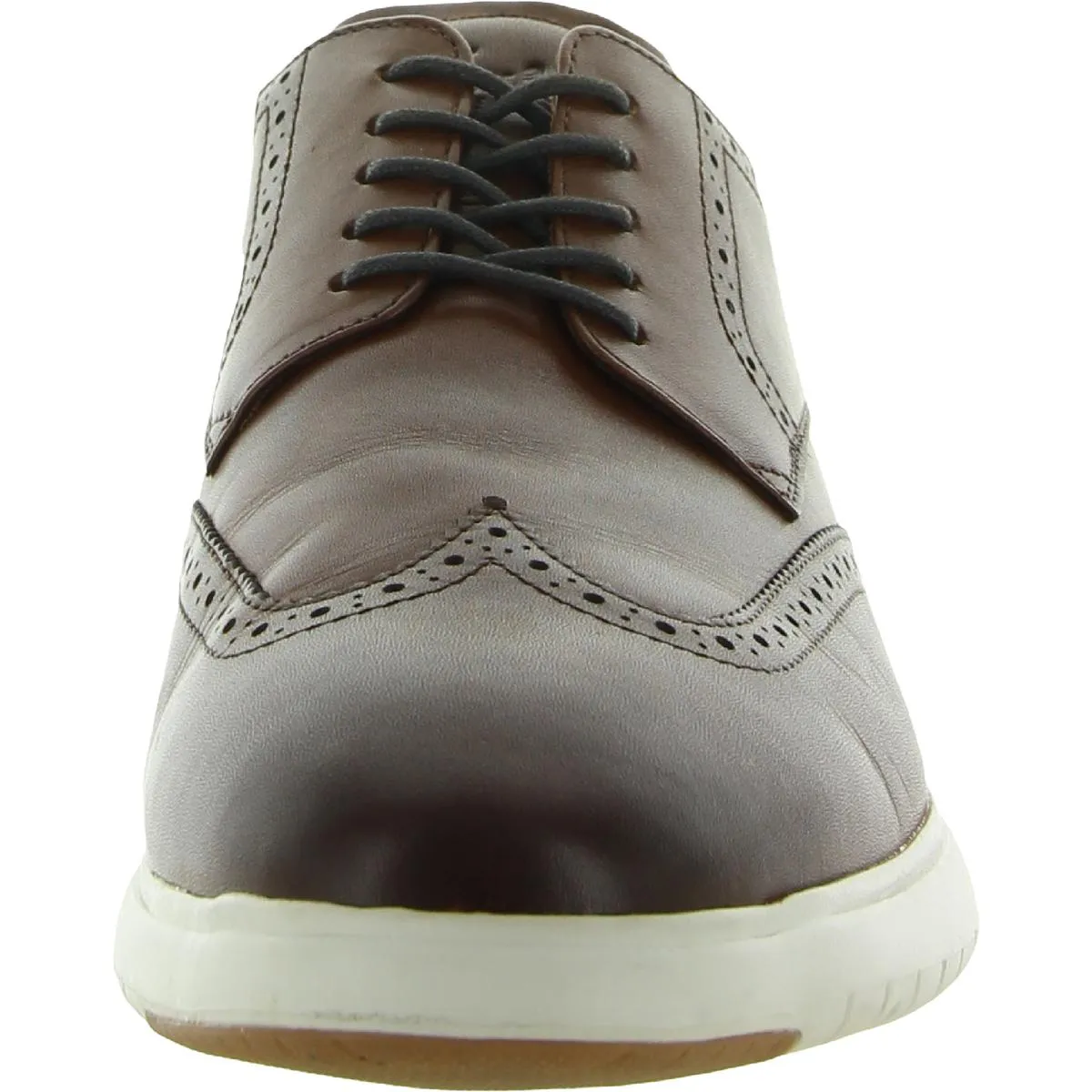 Dash Mens Leather Wingtip Oxfords