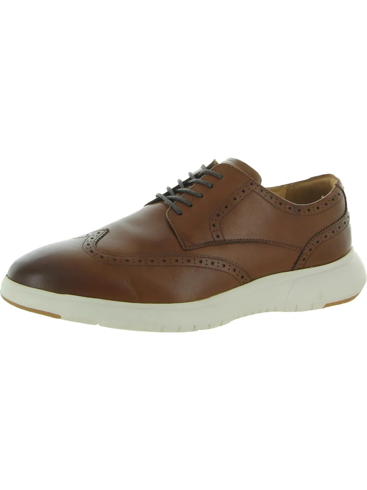 Dash Mens Leather Wingtip Oxfords