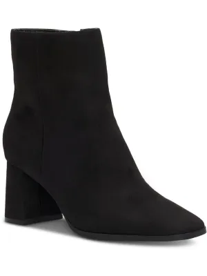 Dasha 3 P Womens Faux Leather Square Toe Ankle Boots