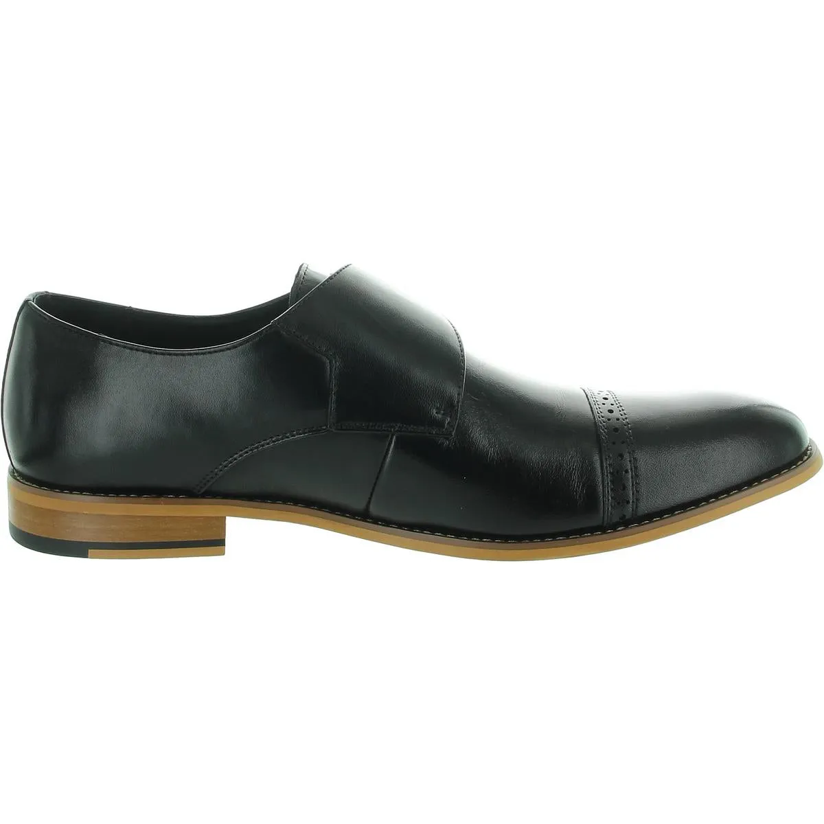 Desmond Mens Leather Buckle Oxfords