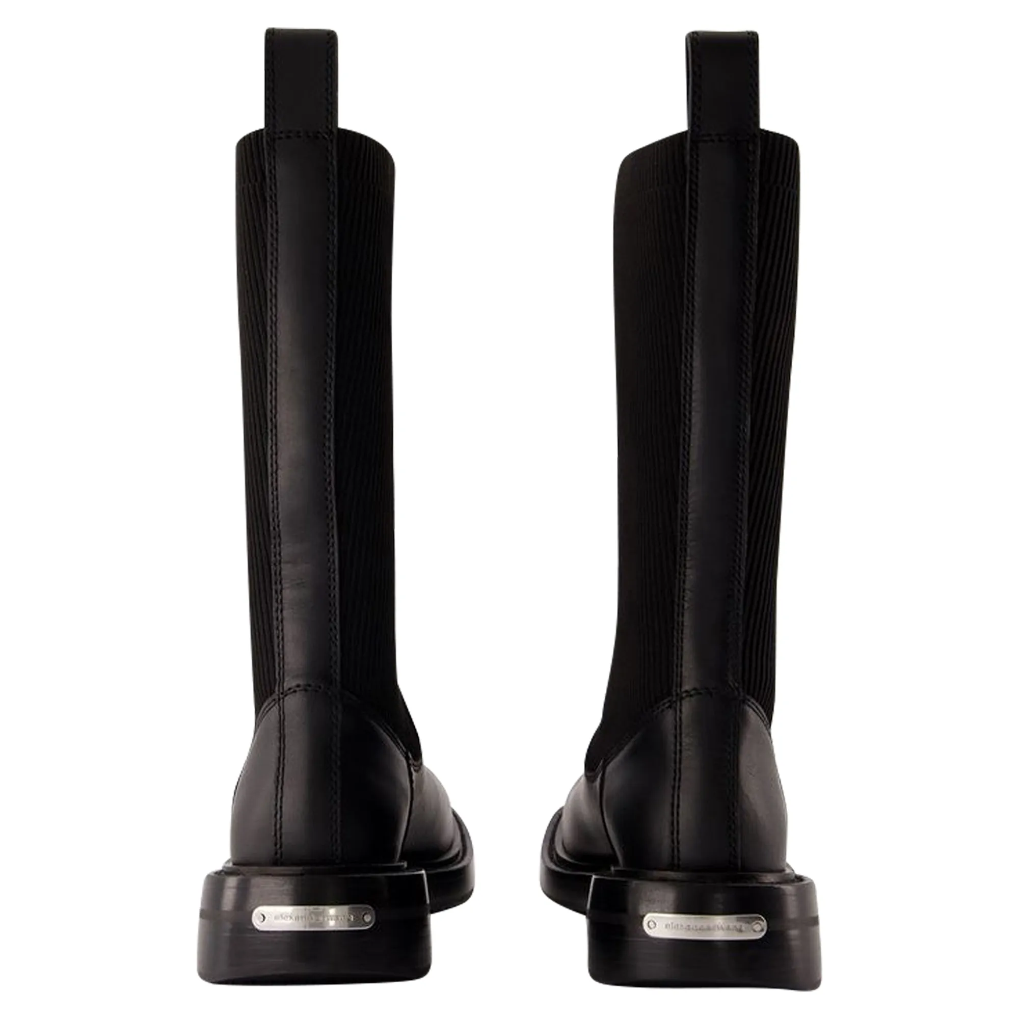 Detroit Sock Boots - Alexander Wang - Leather - Black