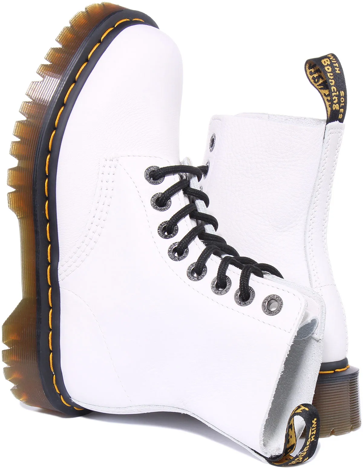 Dr Martens 1460 Pascal Bex In White For Women Shoes Dr Martens
